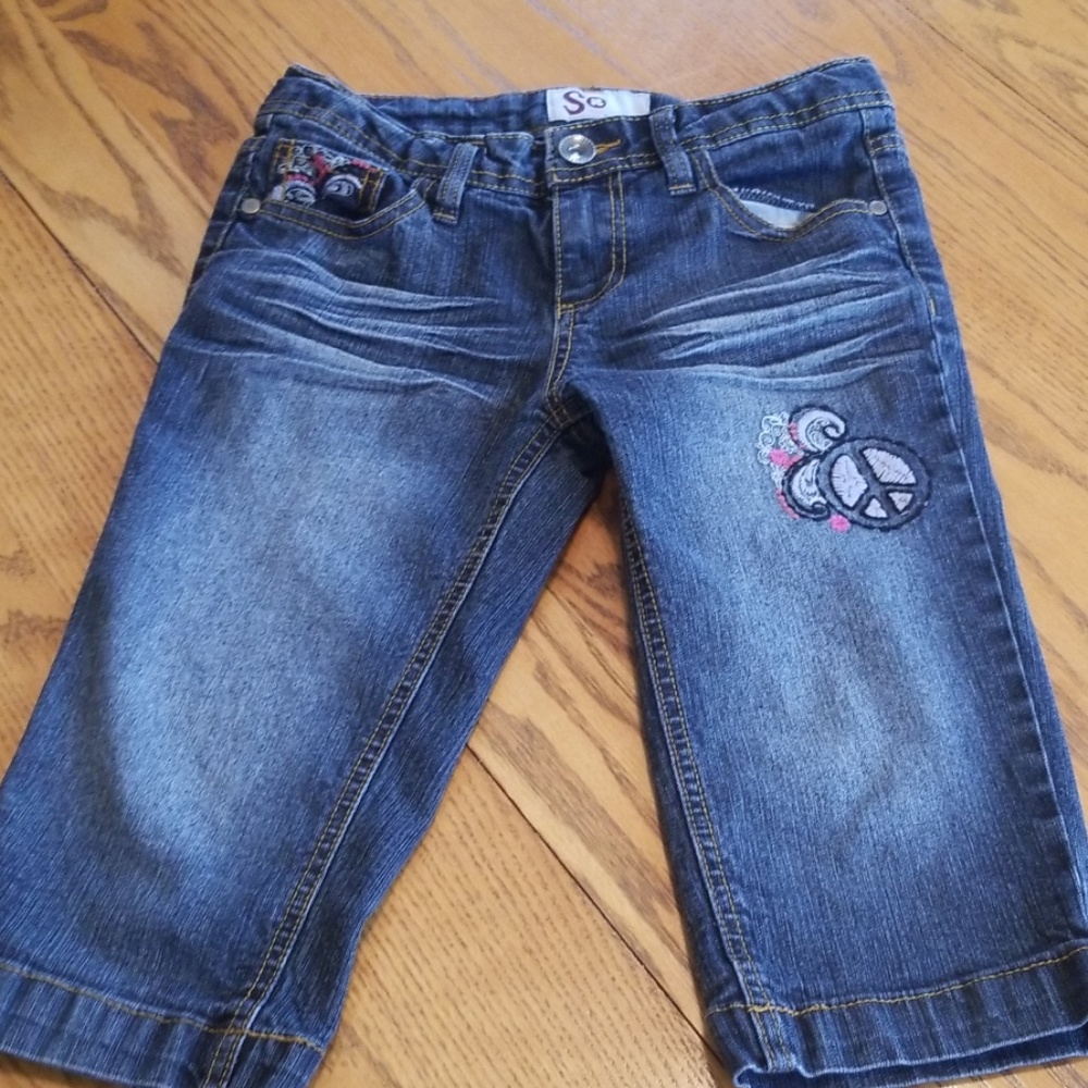 Girls, Size 12, SO CAPRIS JEANS